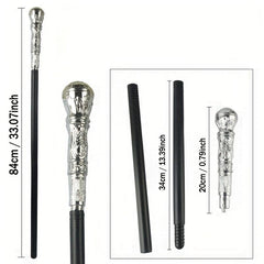 Vintage King Crown Sceptre Costume Walking Stick