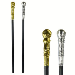 Vintage King Crown Sceptre Costume Walking Stick