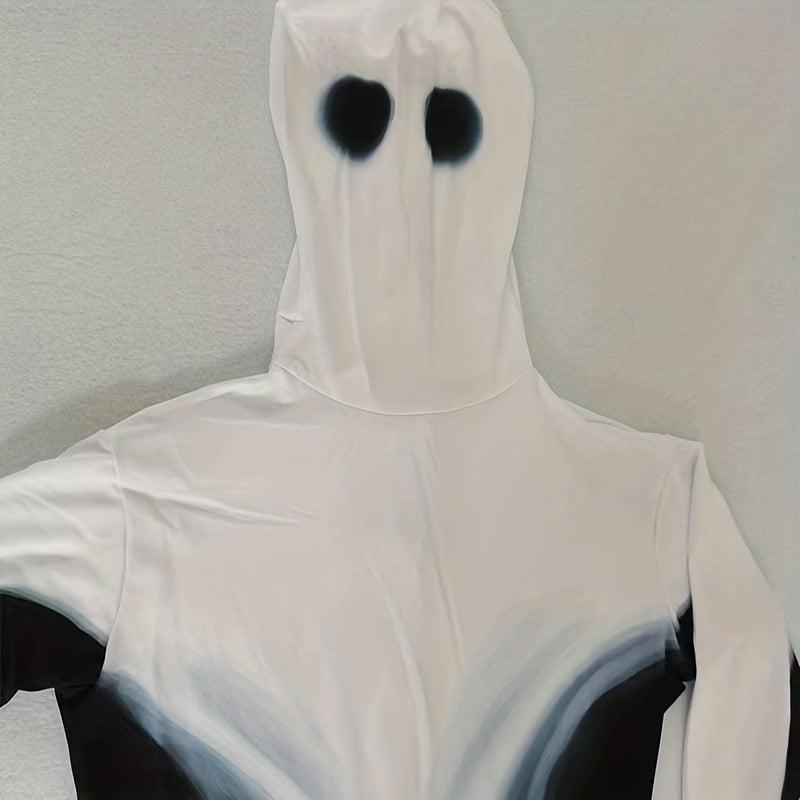 Ghost Luminous Skin Alien Costume Tight Cosplay Halloween