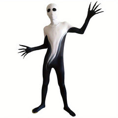 Ghost Luminous Skin Alien Costume Tight Cosplay Halloween