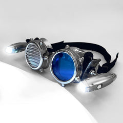 Men's Luminescent Retro Steampunk Glasses with Lights for Role playing