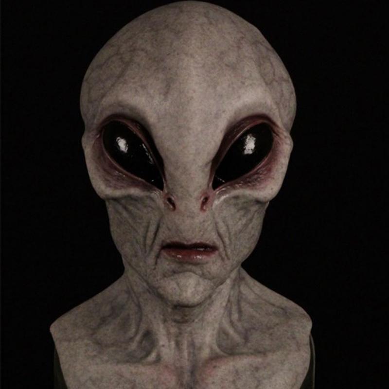 Men's Halloween Horror Alien Mask Masquerade Party Prop