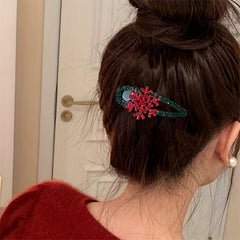 Rhinestone Hair Clips Holiday Hair Accessories Girls Decor