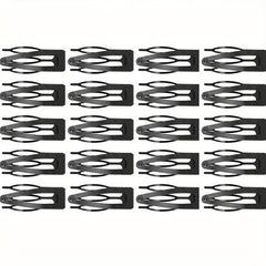 Double Grip Barrettes Metal Snap Buttons Hairpin - Salon Supplies