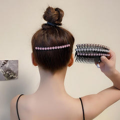 Plastic Hair Combs Clips Floral Faux Pearl Hairpin Hair Accessories