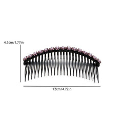 Plastic Hair Combs Clips Floral Faux Pearl Hairpin Hair Accessories