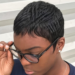 Short Hair Pixie Wigs Layered Short Hair Wigs Women Pixie Cut Wigs