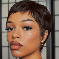 Short Hair Pixie Wigs Layered Short Hair Wigs Women Pixie Cut Wigs