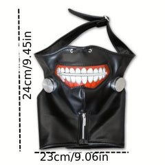 Men's Adjustable Zipper Cosplay Party Prop Mask