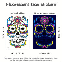 1pc Glow In The Dark Butterfly Music And Party Stickers