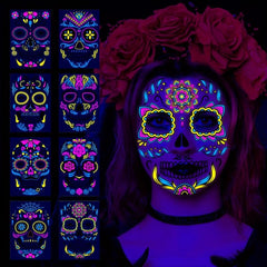 1pc Glow In The Dark Butterfly Music And Party Stickers
