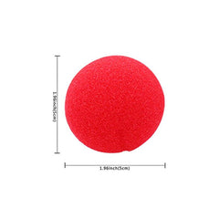 5pcs Red Sponge Clown Nose Circus Cosplay Costume Clown Nose Supplies