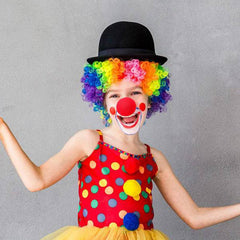 5pcs Red Sponge Clown Nose Circus Cosplay Costume Clown Nose Supplies