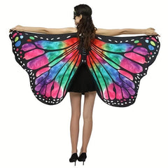 Butterfly Wings For Women Costume Fairy Ladies Cape Nymph Pixie Cloak