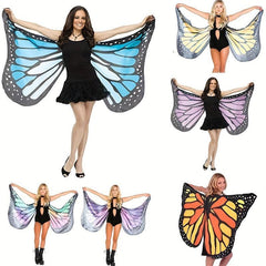 Butterfly Wings For Women Costume Fairy Ladies Cape Nymph Pixie Cloak