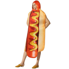 Halloween Hot Dog Cosplay Jumpsuit Costume