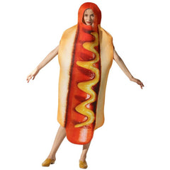 Halloween Hot Dog Cosplay Jumpsuit Costume