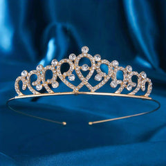 Tiara Bridal Jewelry Crown Princess Wedding Dress Crystal Hair Hoop