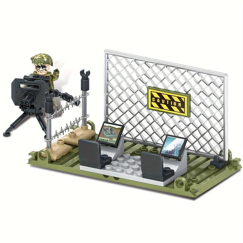 Military Soldiers Command Center Puzzle Building Blocks Toy