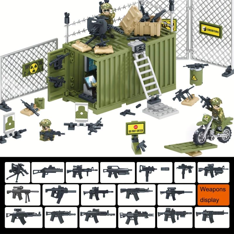 Military Soldiers Command Center Puzzle Building Blocks Toy