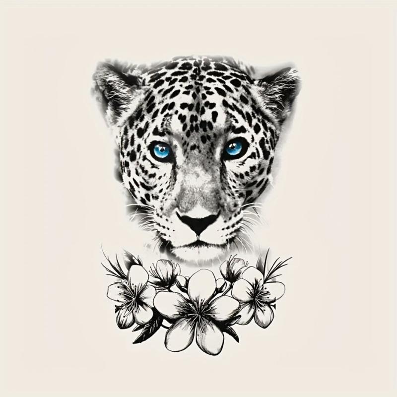 Leopard Tattoo Sticker Waterproof Temporary Body Stickers