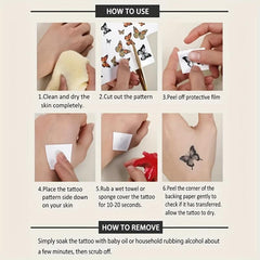 Leopard Tattoo Sticker Waterproof Temporary Body Stickers