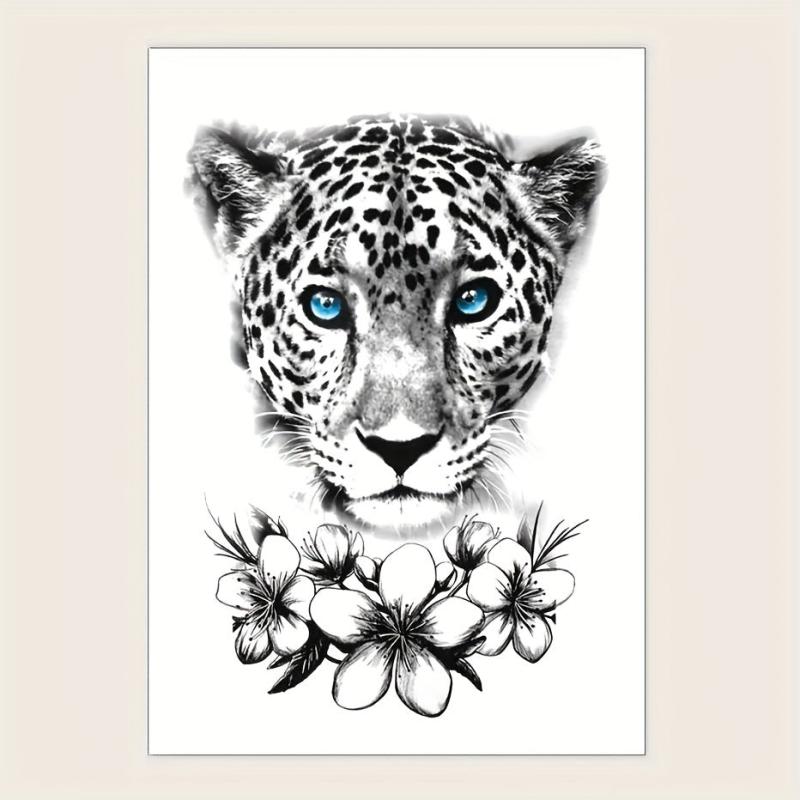 Leopard Tattoo Sticker Waterproof Temporary Body Stickers