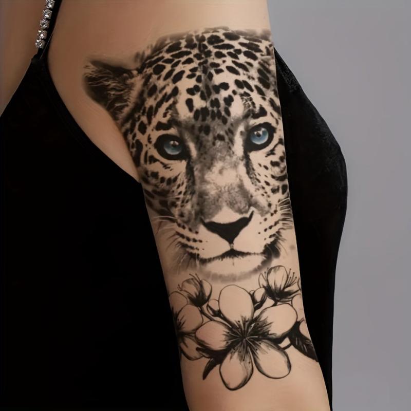Leopard Tattoo Sticker Waterproof Temporary Body Stickers