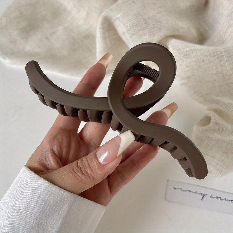 Sense Frosted Hair Clip Extra Large Hair Clip Fairy Solid Hair Clip Headwear
