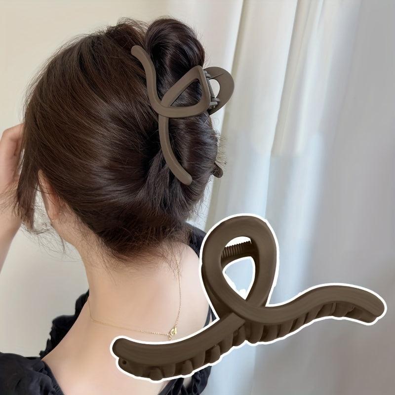 Sense Frosted Hair Clip Extra Large Hair Clip Fairy Solid Hair Clip Headwear