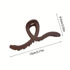 Sense Frosted Hair Clip Extra Large Hair Clip Fairy Solid Hair Clip Headwear