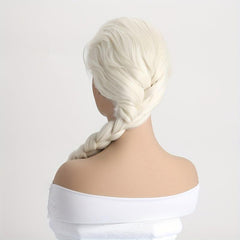 Women's Film Animation Cosplay Wig Heat Resistant Light Golden Braided Wig