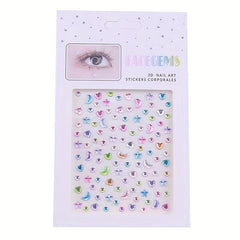 Stage Makeup Artificial Diamond Eye Makeup Stick On Face Eye Makeup Jewelry