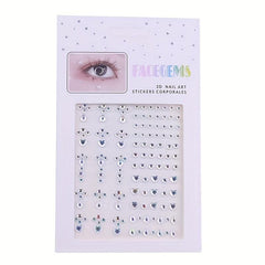 Stage Makeup Artificial Diamond Eye Makeup Stick On Face Eye Makeup Jewelry