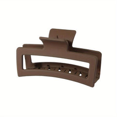 5 12inch Frosted Square Hair Claw Clip Hair Accessories