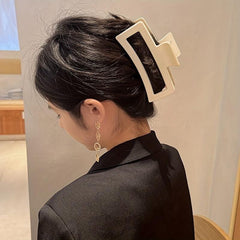 5 12inch Frosted Square Hair Claw Clip Hair Accessories
