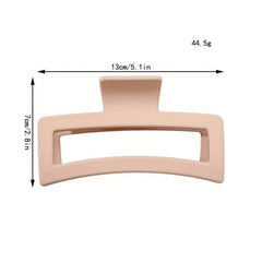 5 12inch Frosted Square Hair Claw Clip Hair Accessories