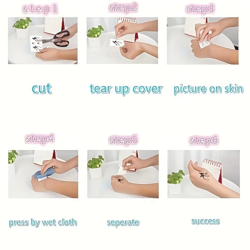 Mermaid Tattoo Sticker Waterproof Temporary Arm Body Stickers