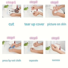 Mermaid Tattoo Sticker Waterproof Temporary Arm Body Stickers