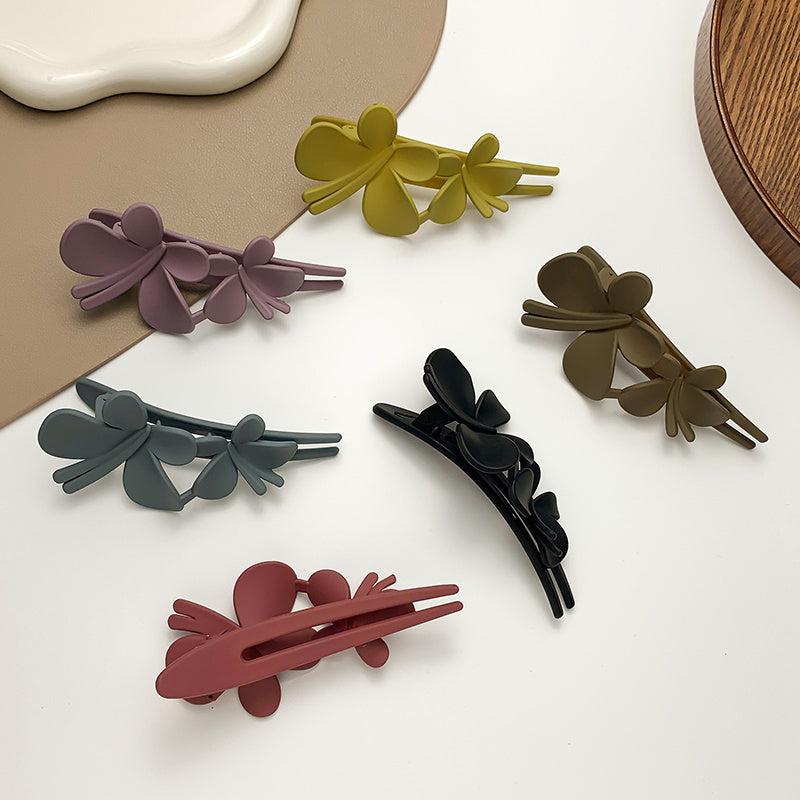 Plastic Floral Hair Clips 33inch Women Hairpins Sweet Lovely Ponytail Access