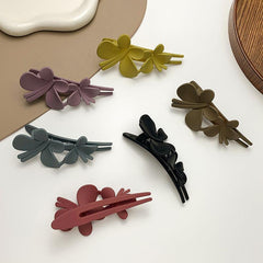 Plastic Floral Hair Clips 33inch Women Hairpins Sweet Lovely Ponytail Access