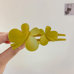 Plastic Floral Hair Clips 33inch Women Hairpins Sweet Lovely Ponytail Access