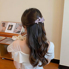 Plastic Floral Hair Clips 33inch Women Hairpins Sweet Lovely Ponytail Access