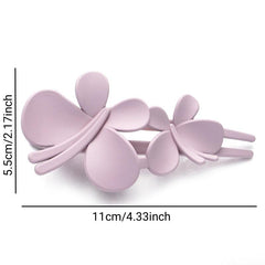Plastic Floral Hair Clips 33inch Women Hairpins Sweet Lovely Ponytail Access