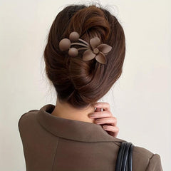 5PCS Frosted Flower Big Hair Clip Acrylic Hair Clips Large Size Hair Claws