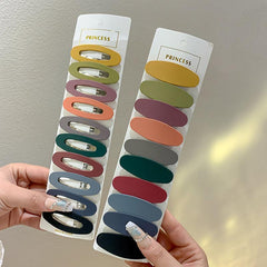 10pc Frosted Hair Clip Set for Women
