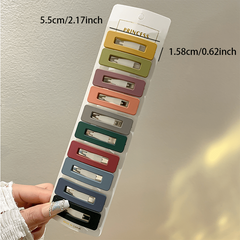 10pc Frosted Hair Clip Set for Women