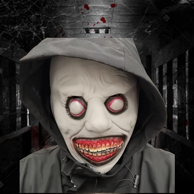 Men's Scary Halloween Mask Smiling Devil Evil Role-playing Props