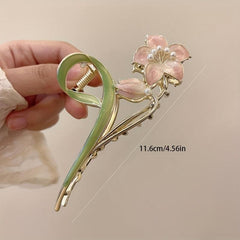 Large Flower Hair Clip Headwear Hair Claw Girl's Hair Accessories