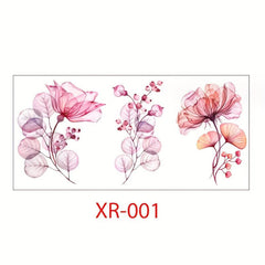 Flower Pattern Sticker Women's Arm Clavicle Sexy Water Transfer Sticker